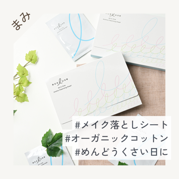ecoluxe(エコリュクス) オールインワン アロマ クレンジングシート 10枚入り